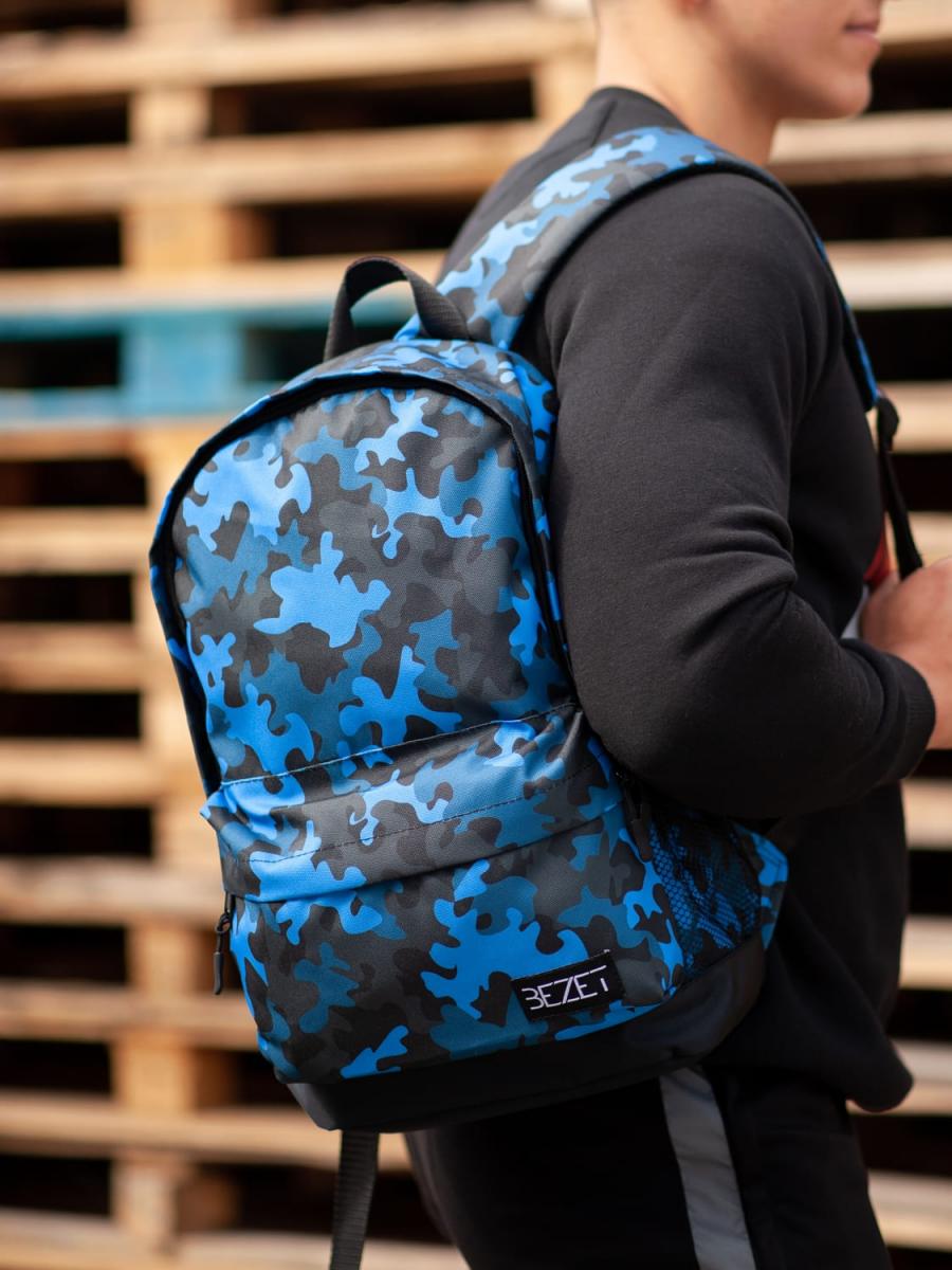 Рюкзак BEZET Blue camouflage'19 - Фото 3