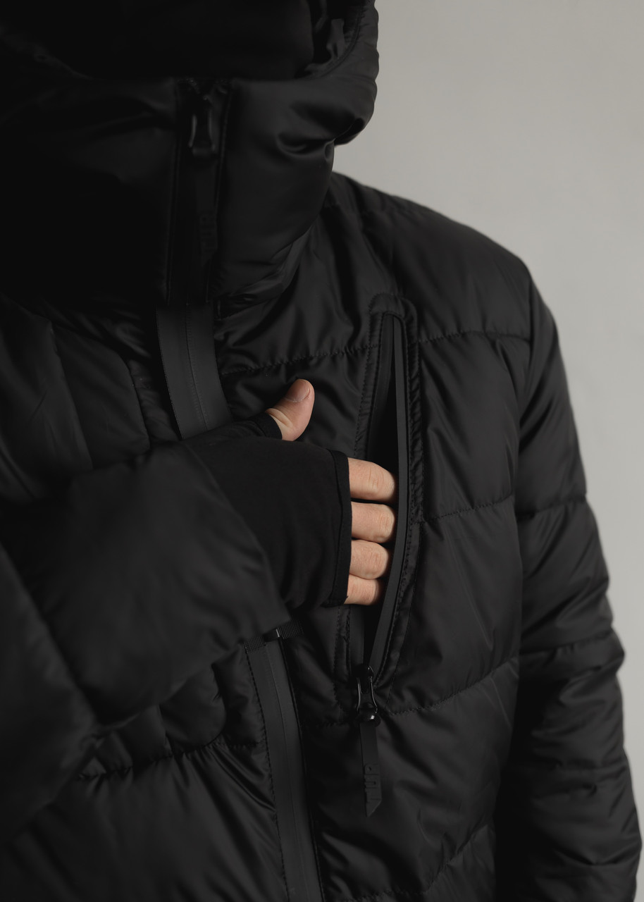 Демісезонна куртка чоловіча чорна бренд ТУР модель Ішов TURWEAR - Фото 7
