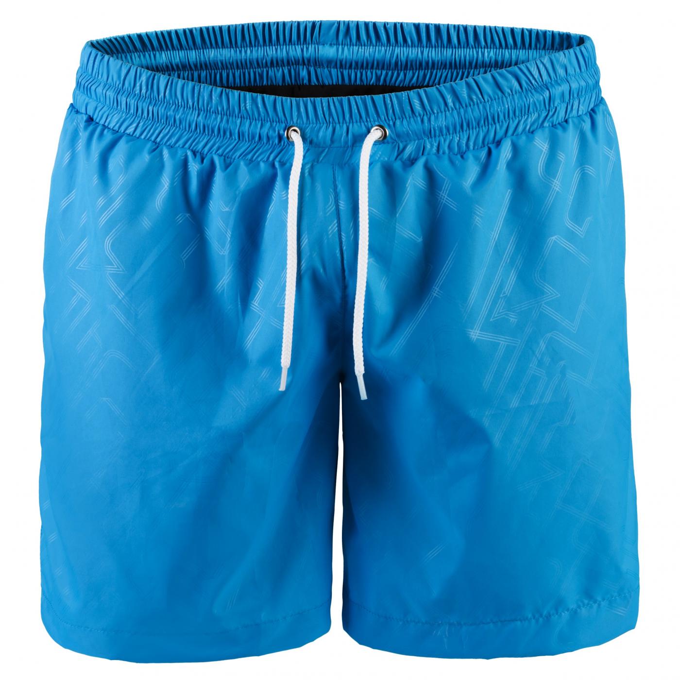 Чоловічі купальні шорти анатомічні, блакитний, принт MansSet