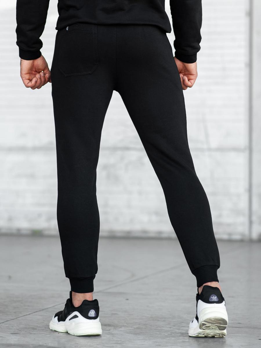 Спортивные штаны BEZET Basic black'19 - Фото 1
