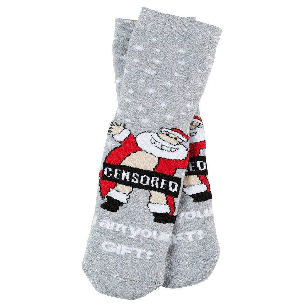 Шкарпетки чоловічі новорічні, сірий, 'I'm your GIFT' MansSet