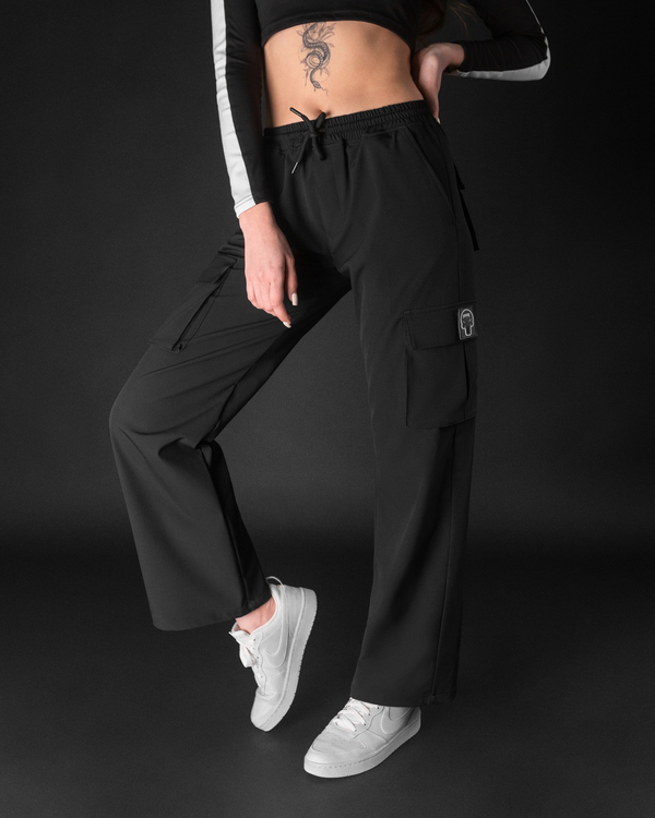 Жіночі брюки карго BEZET Клондайк чорний - Фото 3