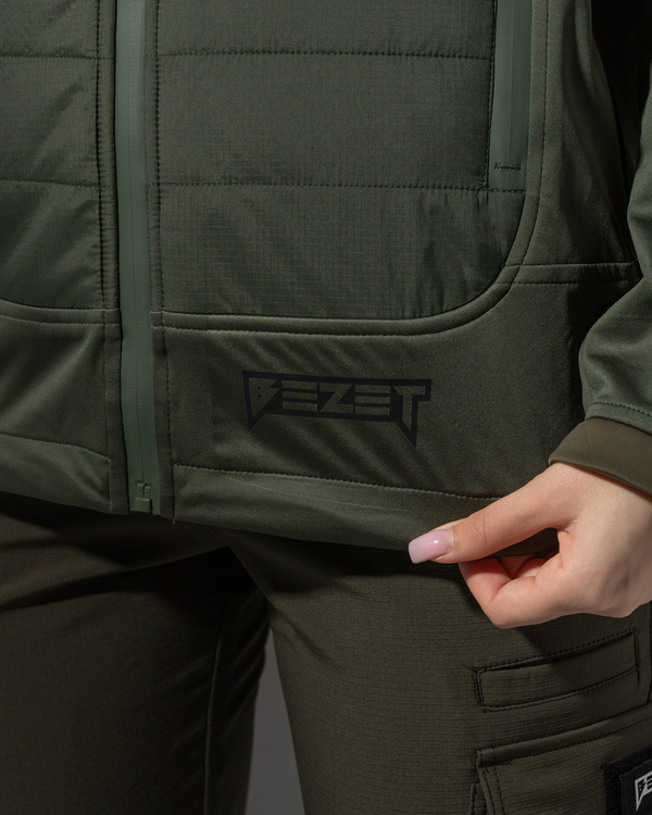 Куртка тактична жіноча BEZET Phantom хакі - Фото 10