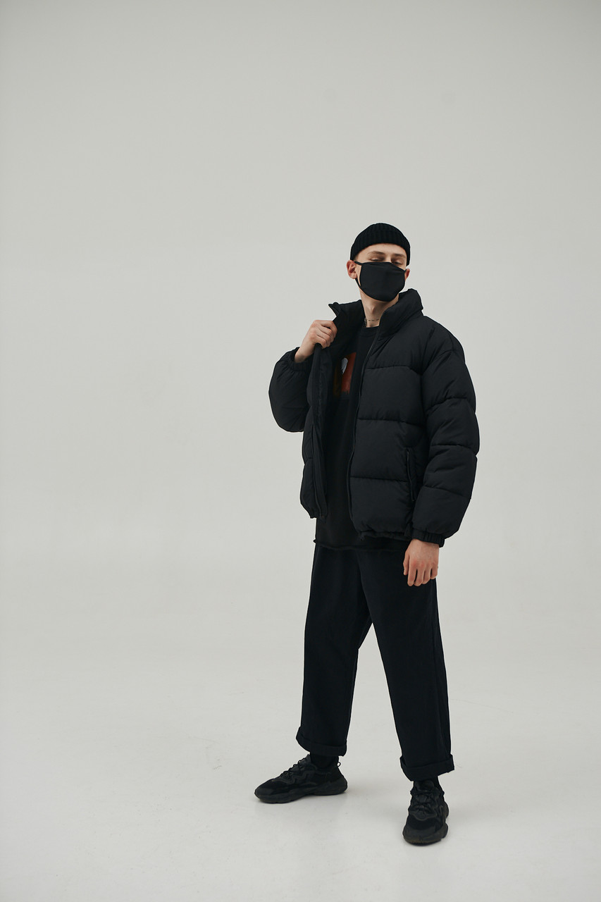 Пуховик чоловічий зимовий чорний бренд ТУР модель Флекс TURWEAR - Фото 2