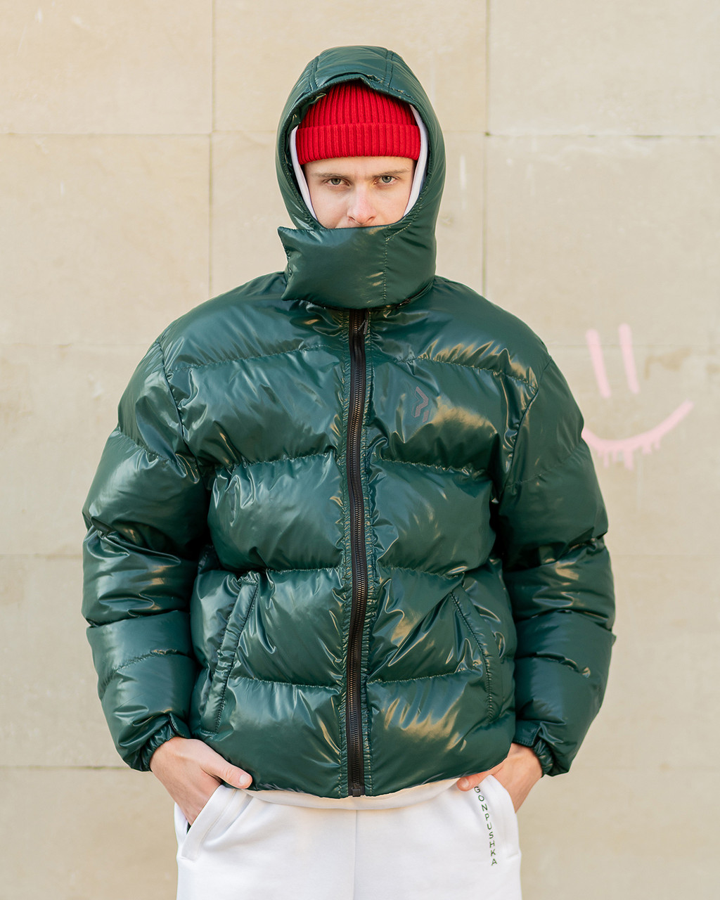 Зимняя мужская куртка Homie 2.0 изумрудный Пушка Огонь - Фото 6