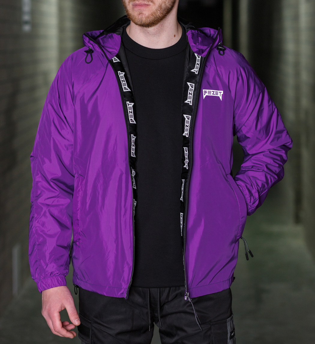 Куртка вітровка BEZET Basic фіолетовий