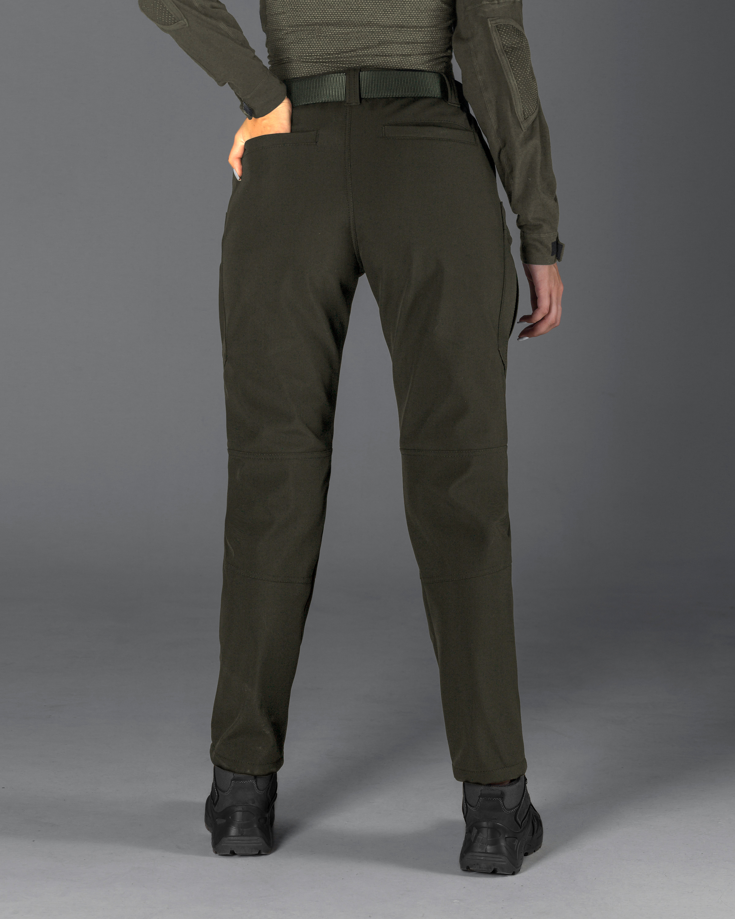 Зимові брюки карго тактичні Softshell BEZET Ешелон хакі - Фото 6