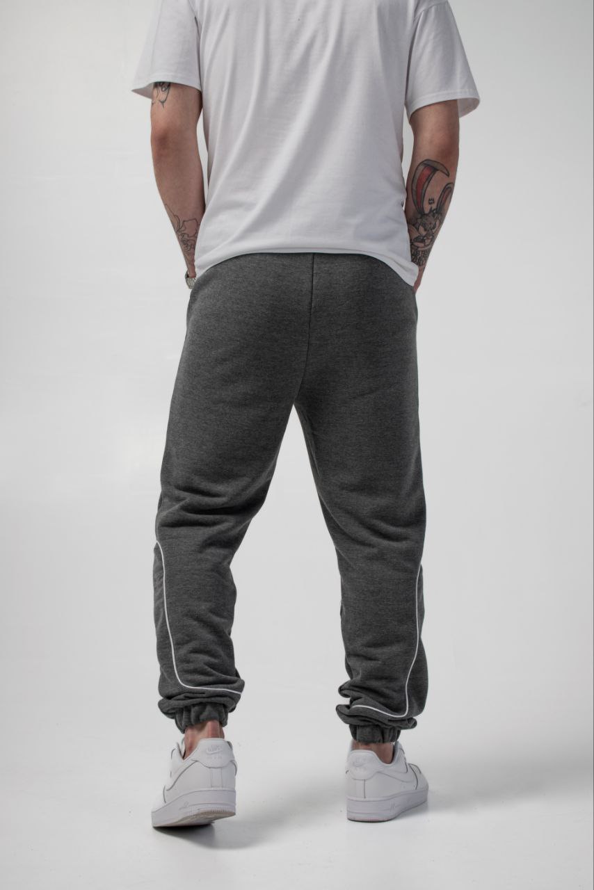 Мужские трикотажные спортивные штаны Reload Factor темно-серый  - Фото 3