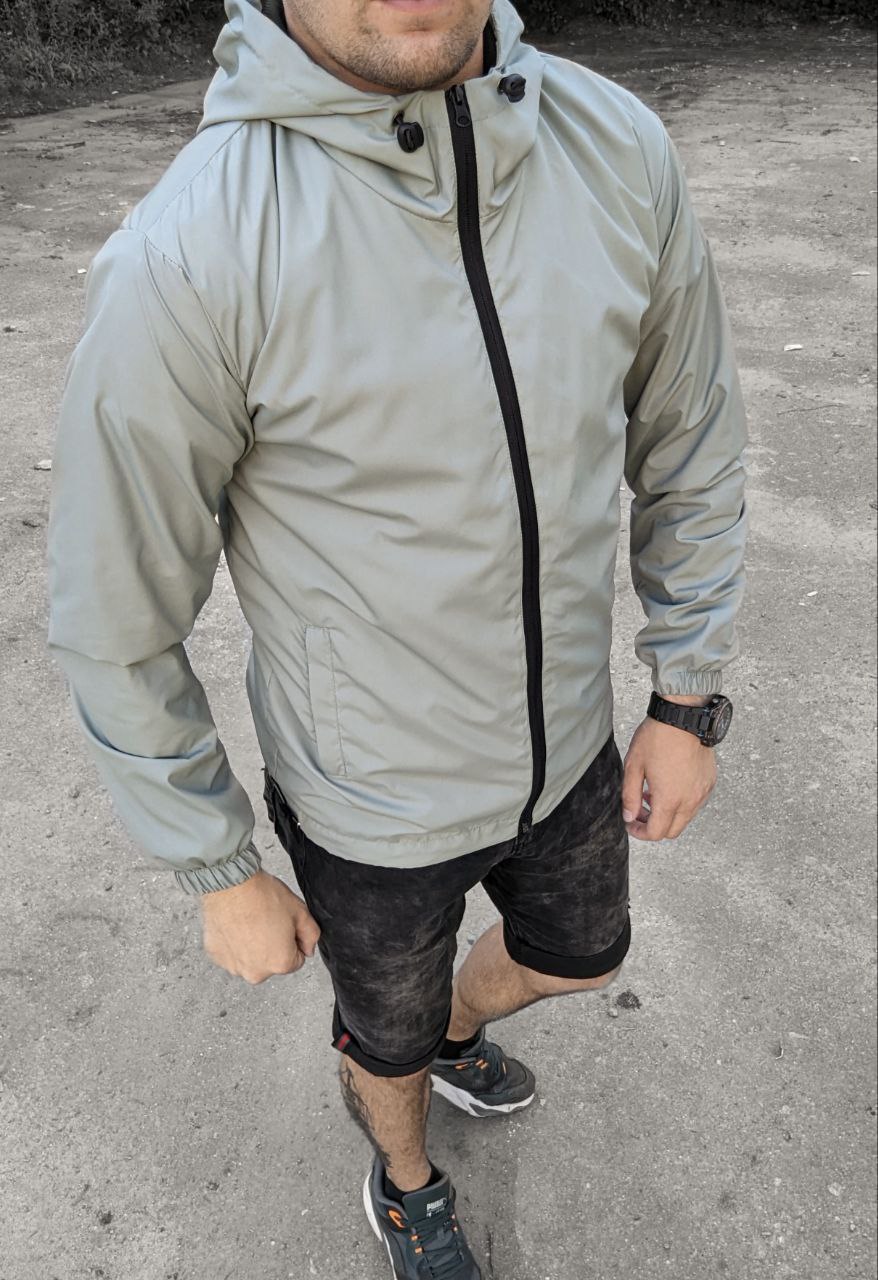 Чоловіча демісезонна куртка - вітровка Reload Basic чорна