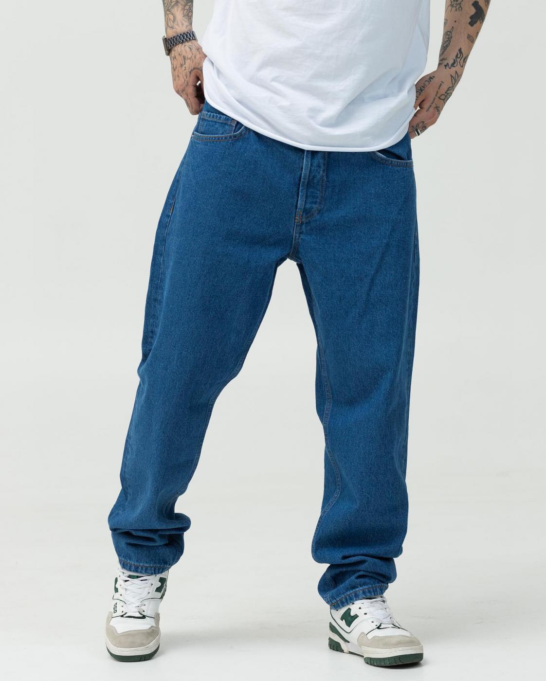 Синие джинсы базовые BEZET Wide