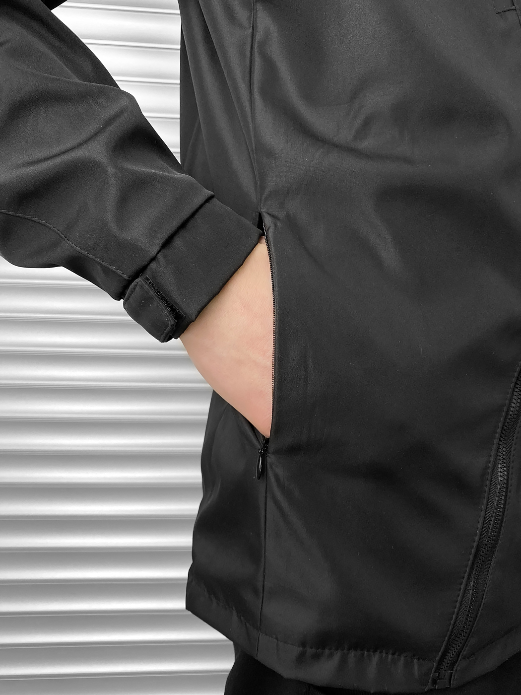 Куртка вітровка BEZET Сенсей чорний - Фото 4