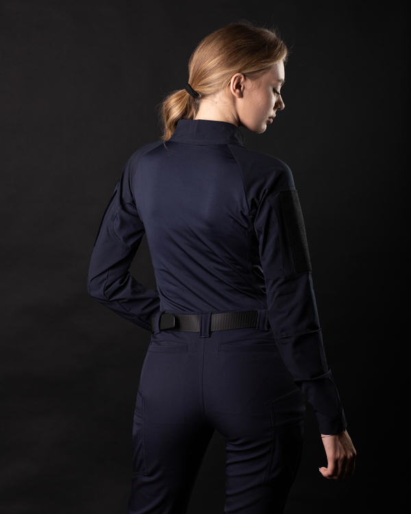 Рубашка тактическая женская BEZET Combat синий - Фото 6
