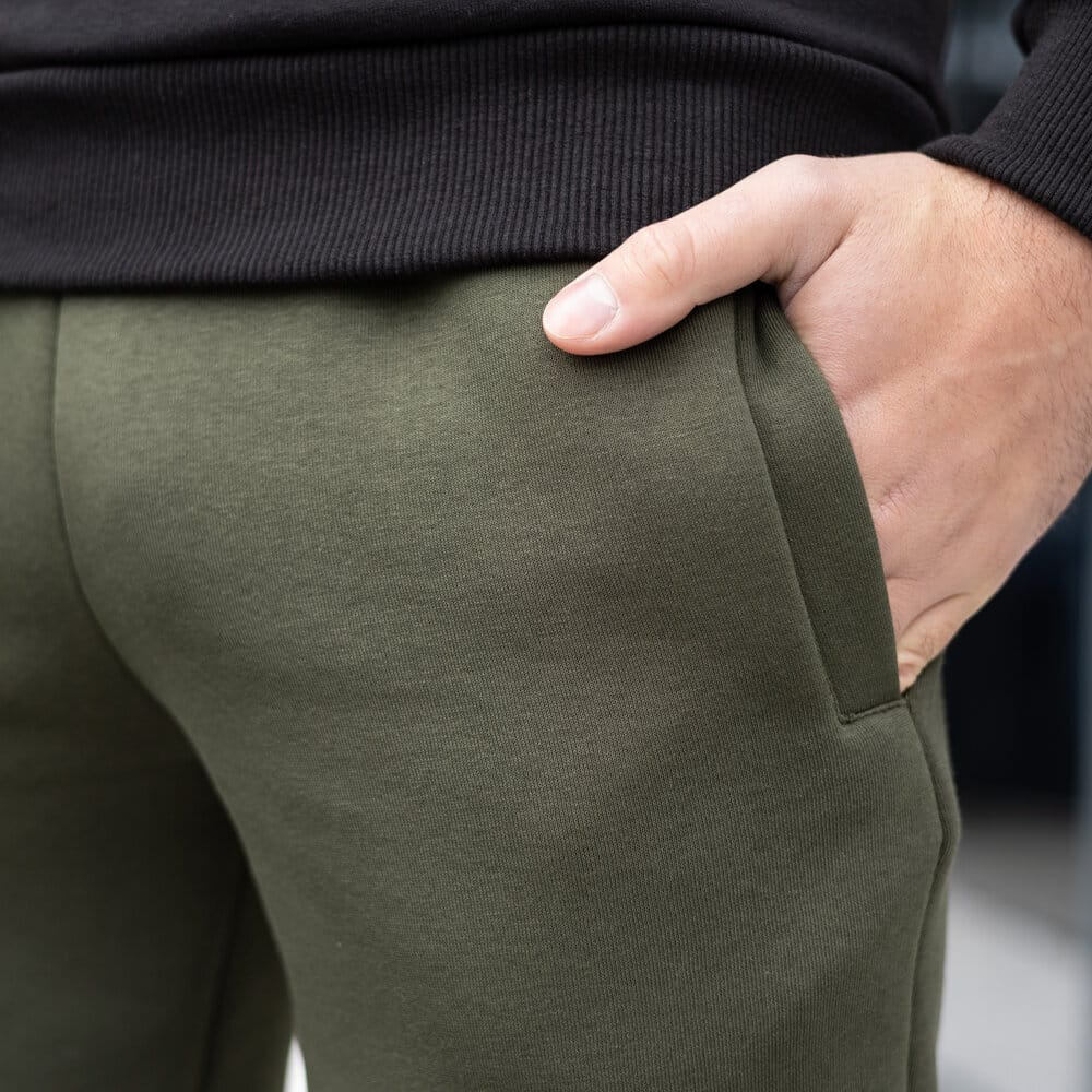 Чоловічі штани джоггери з кишенями хакі Pobedov 007 ЗИМА POBEDOV - Фото 2