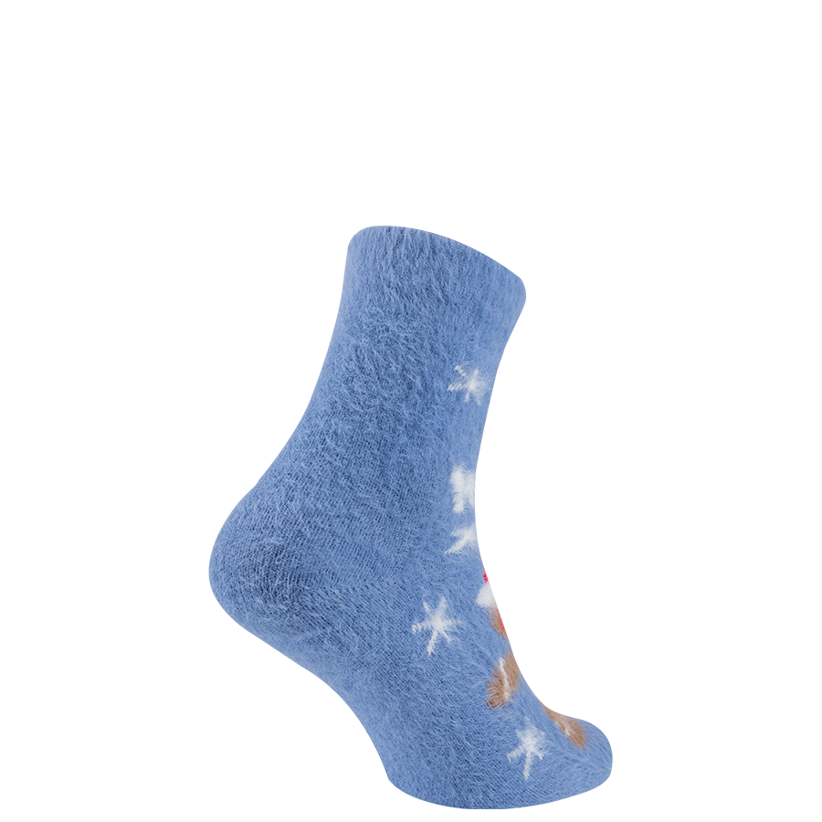 Шкарпетки дитячі новорічні, імбирний чоловічок MansSet - Фото 1
