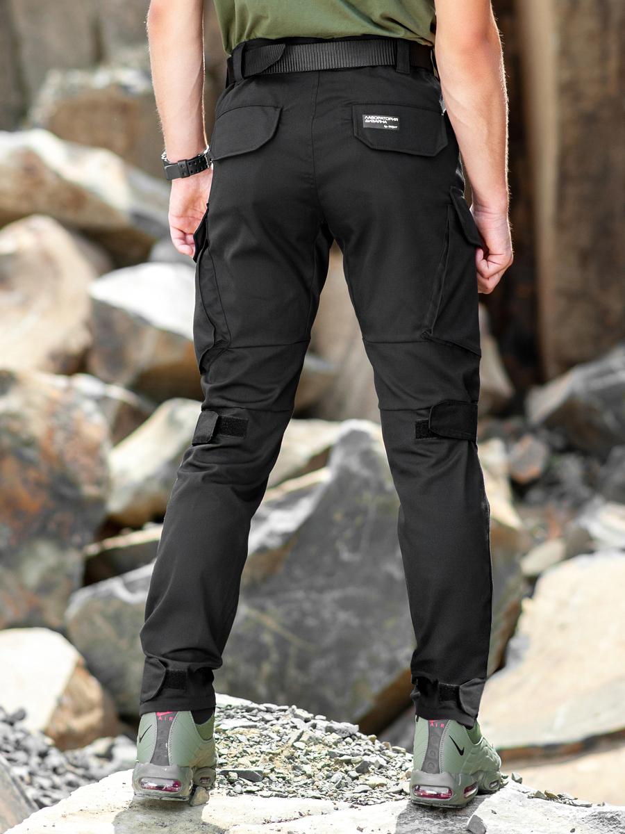 Карго брюки BEZET NATO black'20 - Фото 6