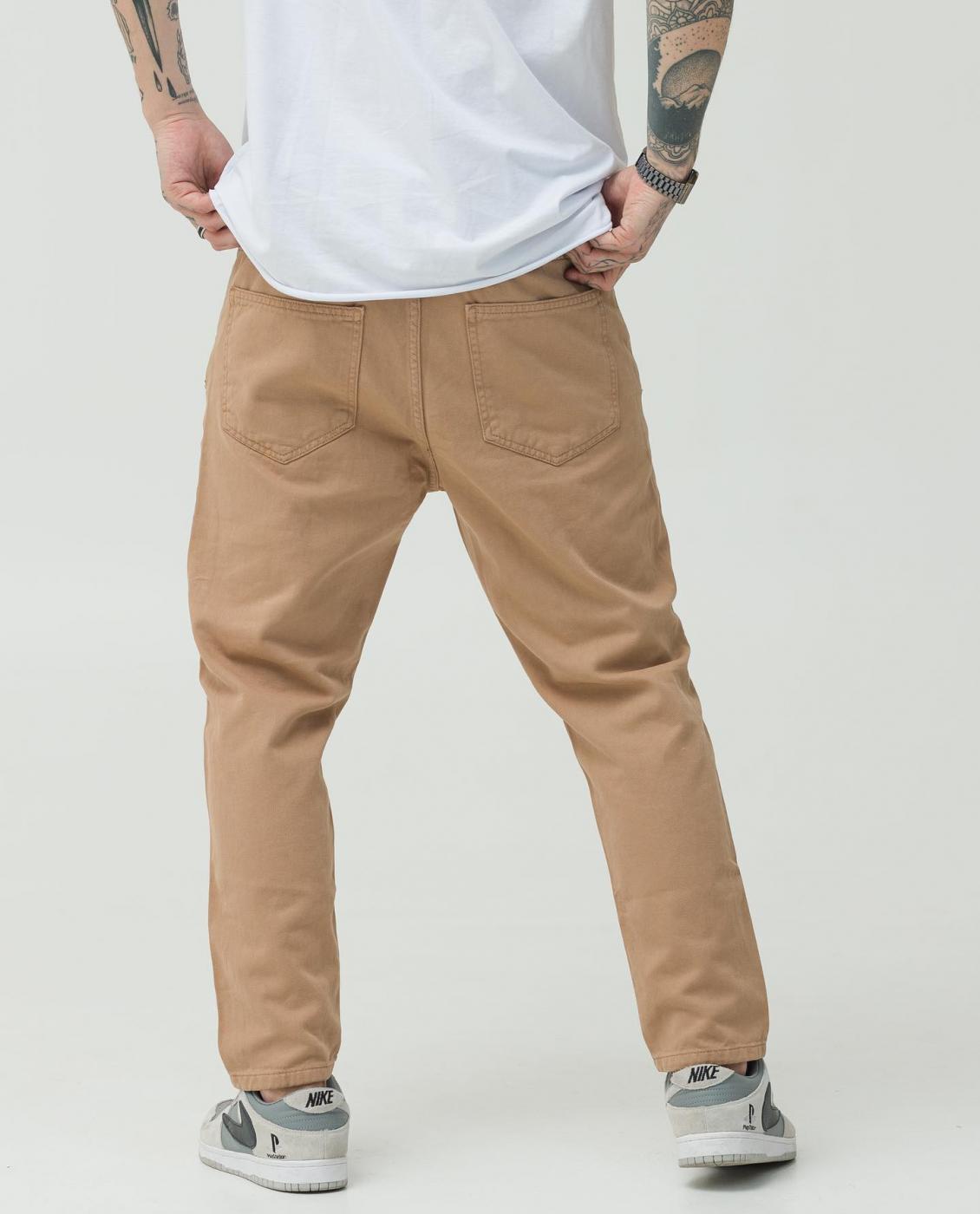 Бежевые джинсы BEZET Basic - Фото 2