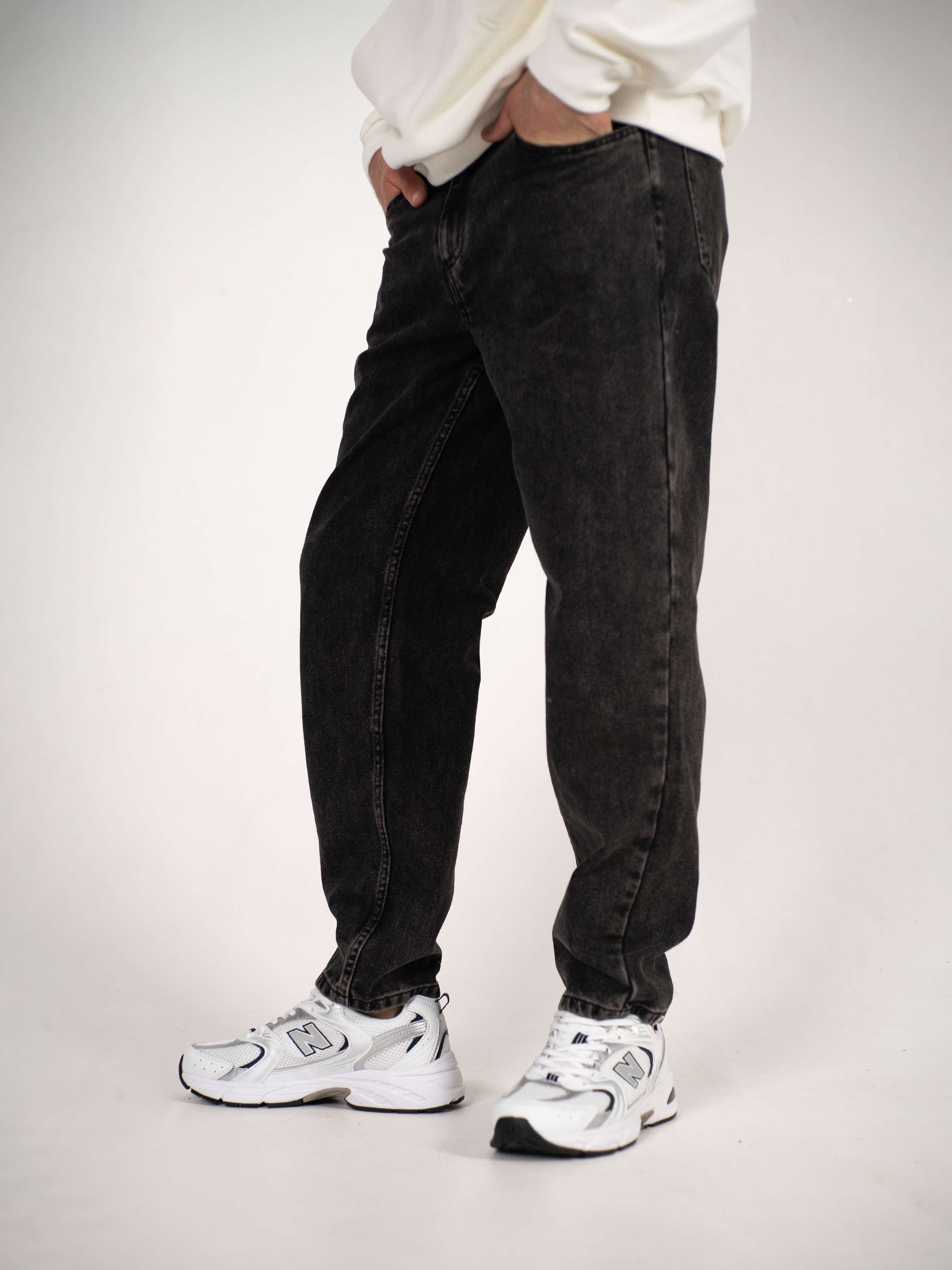 Штаны Custom Wear Джинси Моми черные - Фото 4