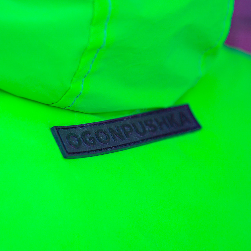 Куртка демісезонна чоловіча OGONPUSHKA Yard зелено-рефлективна Пушка Огонь - Фото 5