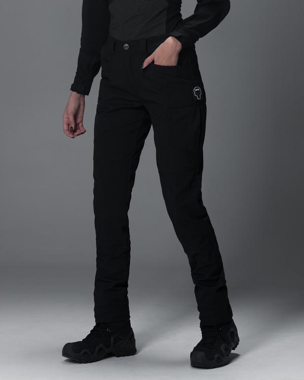 Жіночі брюки карго тактичні BEZET Капелан чорний
