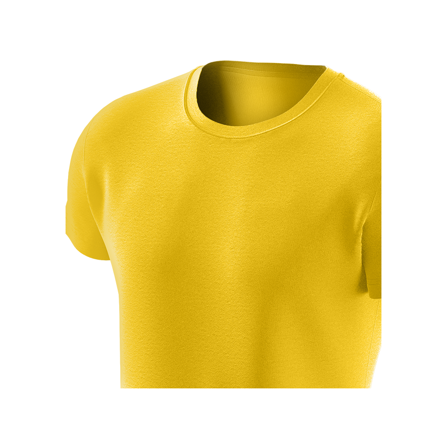 Футболка Basic U-neck, лимонний MansSet - Фото 3