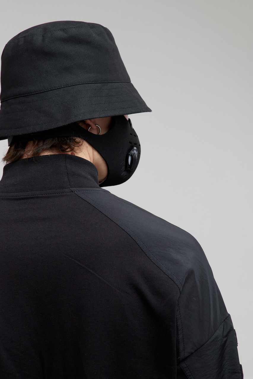 Лонгслив мужской черный с принтом от бренда ТУР модель Хасаши, размер S,M,L,XL TURWEAR - Фото 4