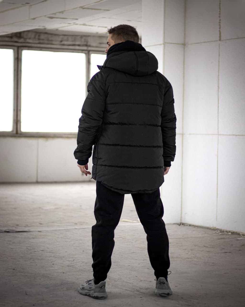 Мужская зимняя куртка Stark черная теплая - Фото 4