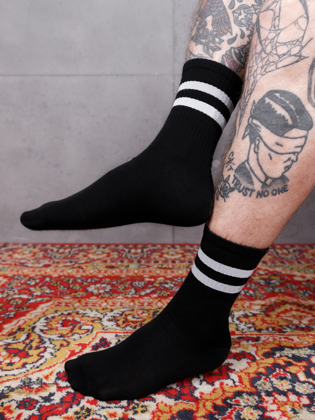 Шкарпетки BEZET Basic black / white '20 - Фото 2