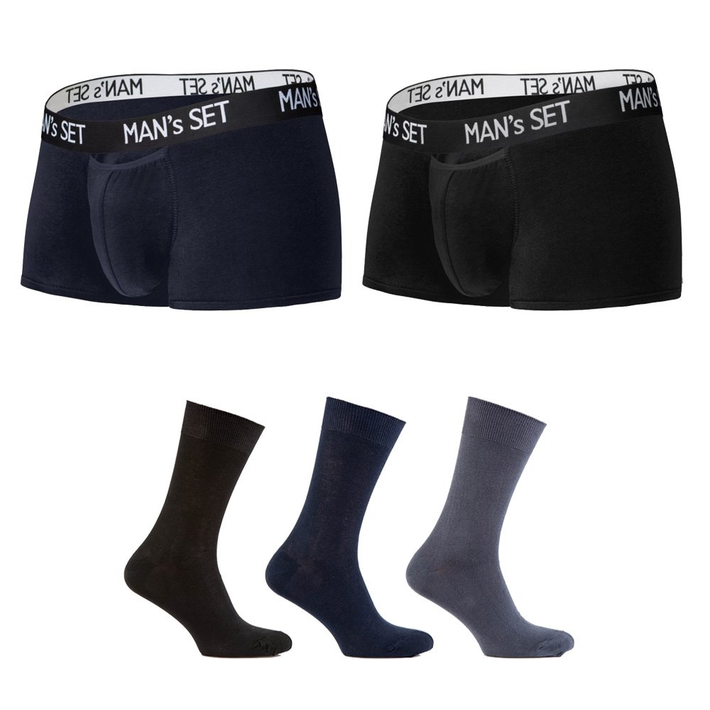 Комплект анатомічних боксерів Modern і шкарпеток MAN`s SET Large MansSet
