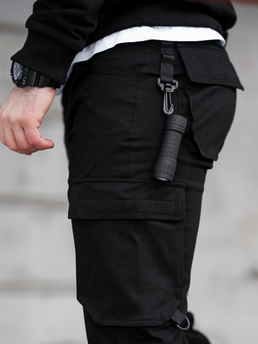Карго брюки BEZET Tactic black'20 - Фото 4