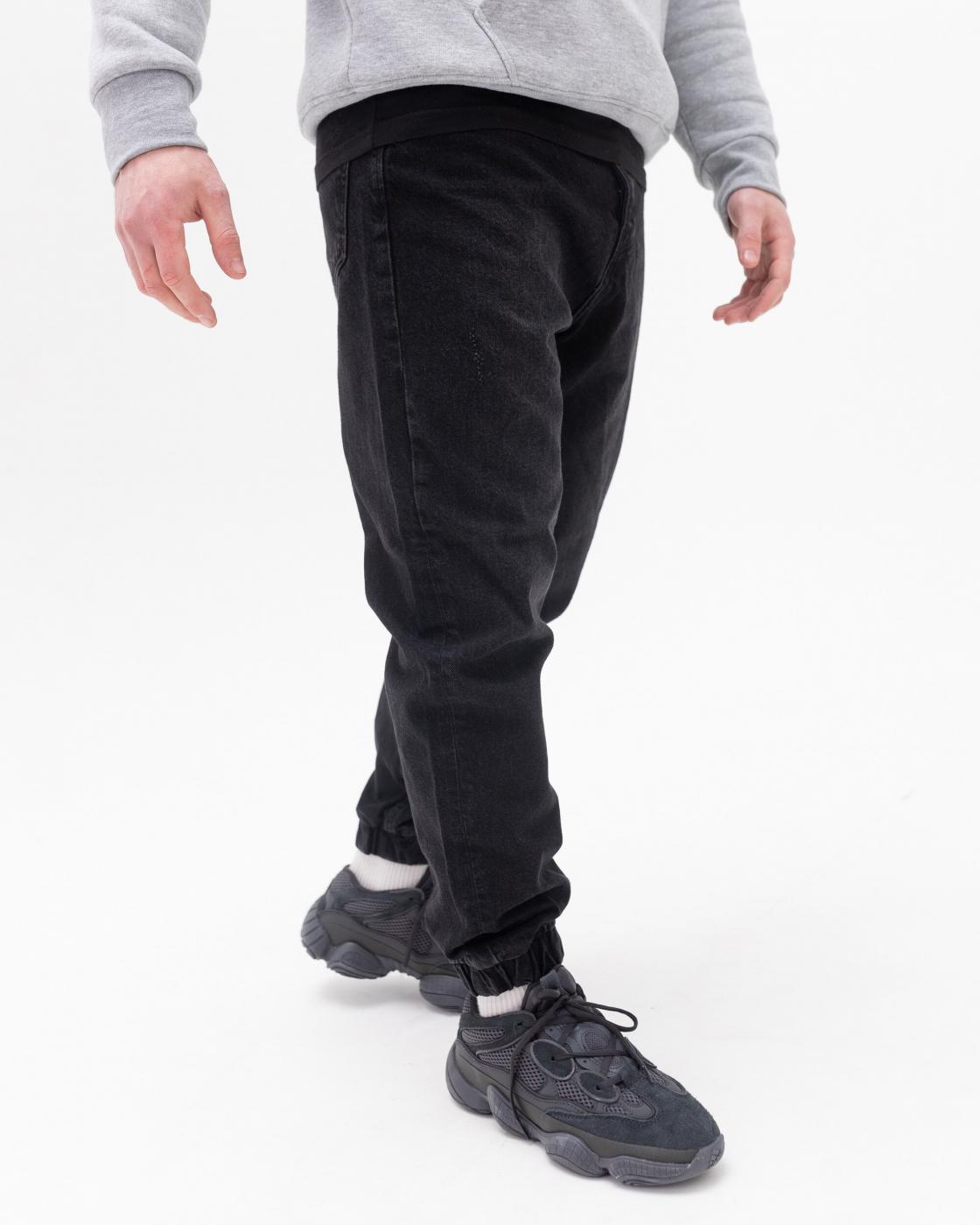 Молодіжні чорні джинсові джогери BEZET - Фото 3