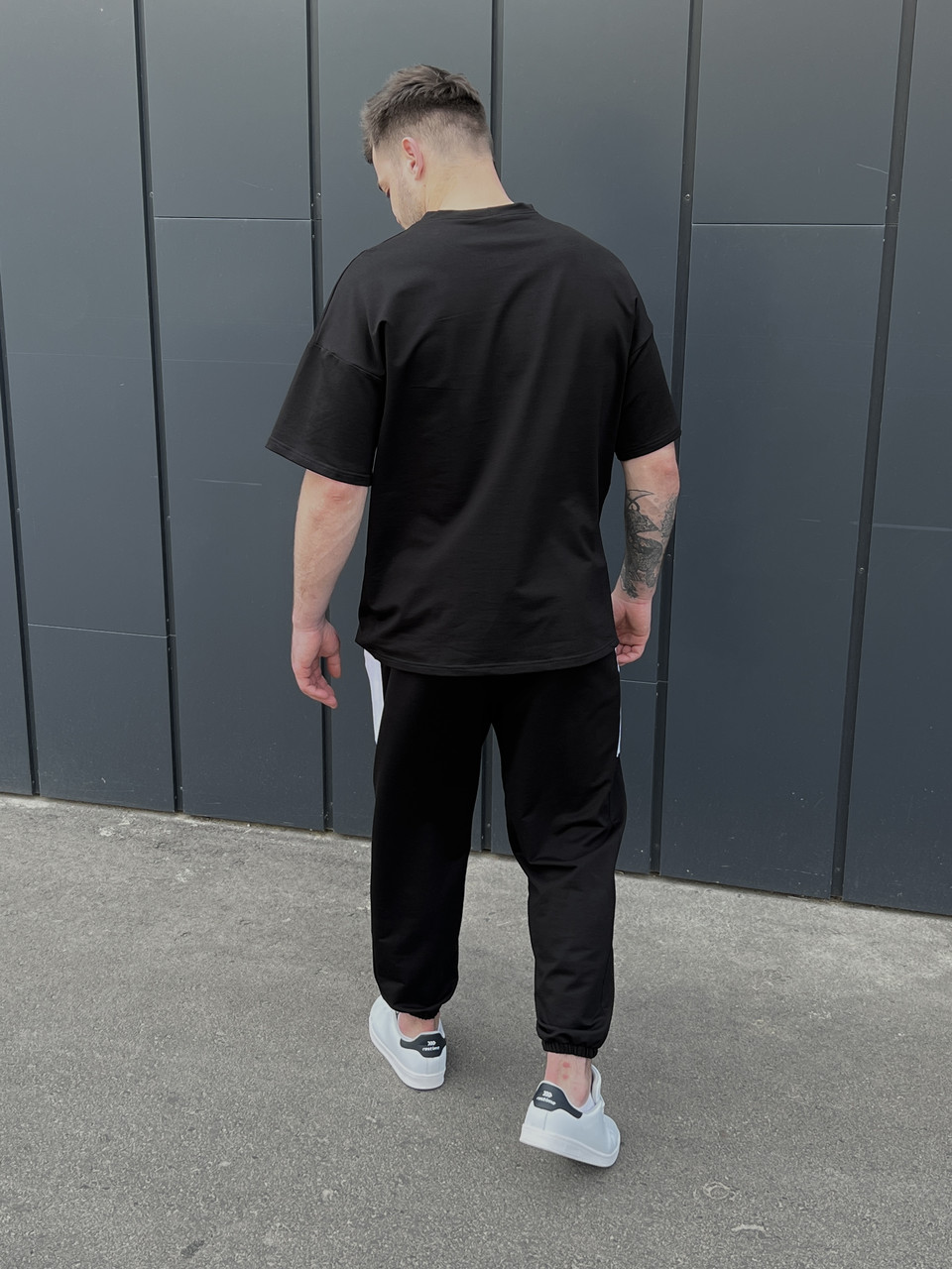 Літній комплект футболки та штани чоловічі чорний модель Воля TURWEAR - Фото 5
