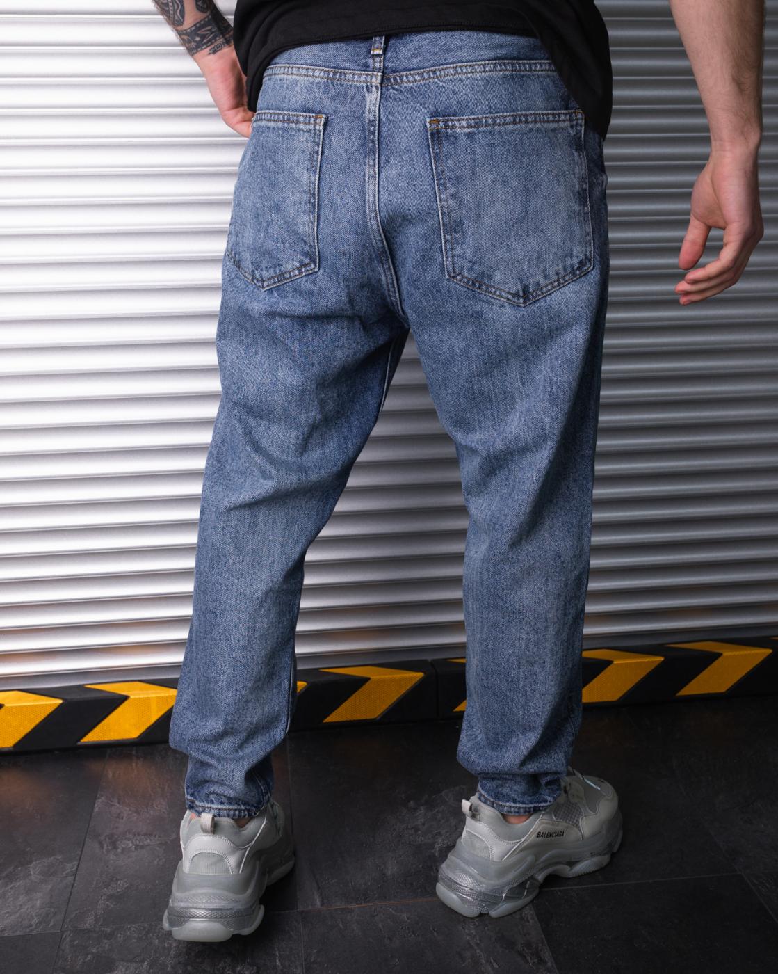 Чоловічі джинси бойфренди BEZET базові - Фото 3