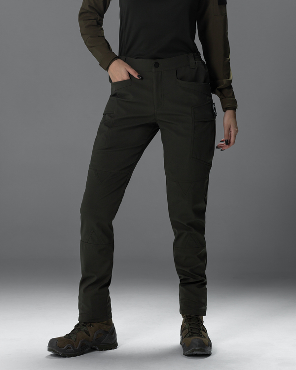 Жіночі брюки карго тактичні BEZET Капелан хакі - Фото 8