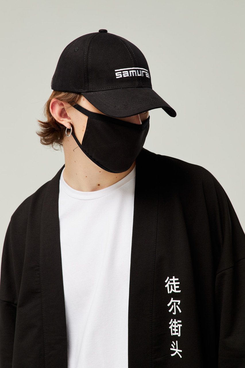 Чорна кепка з вишивкою 'Samurai' (Самурай) від TURWEAR - Фото 4
