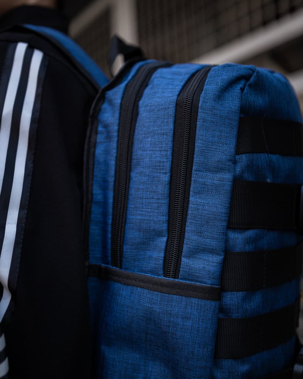 Рюкзак stripes темно-синій (Арт. 186) - Фото 4