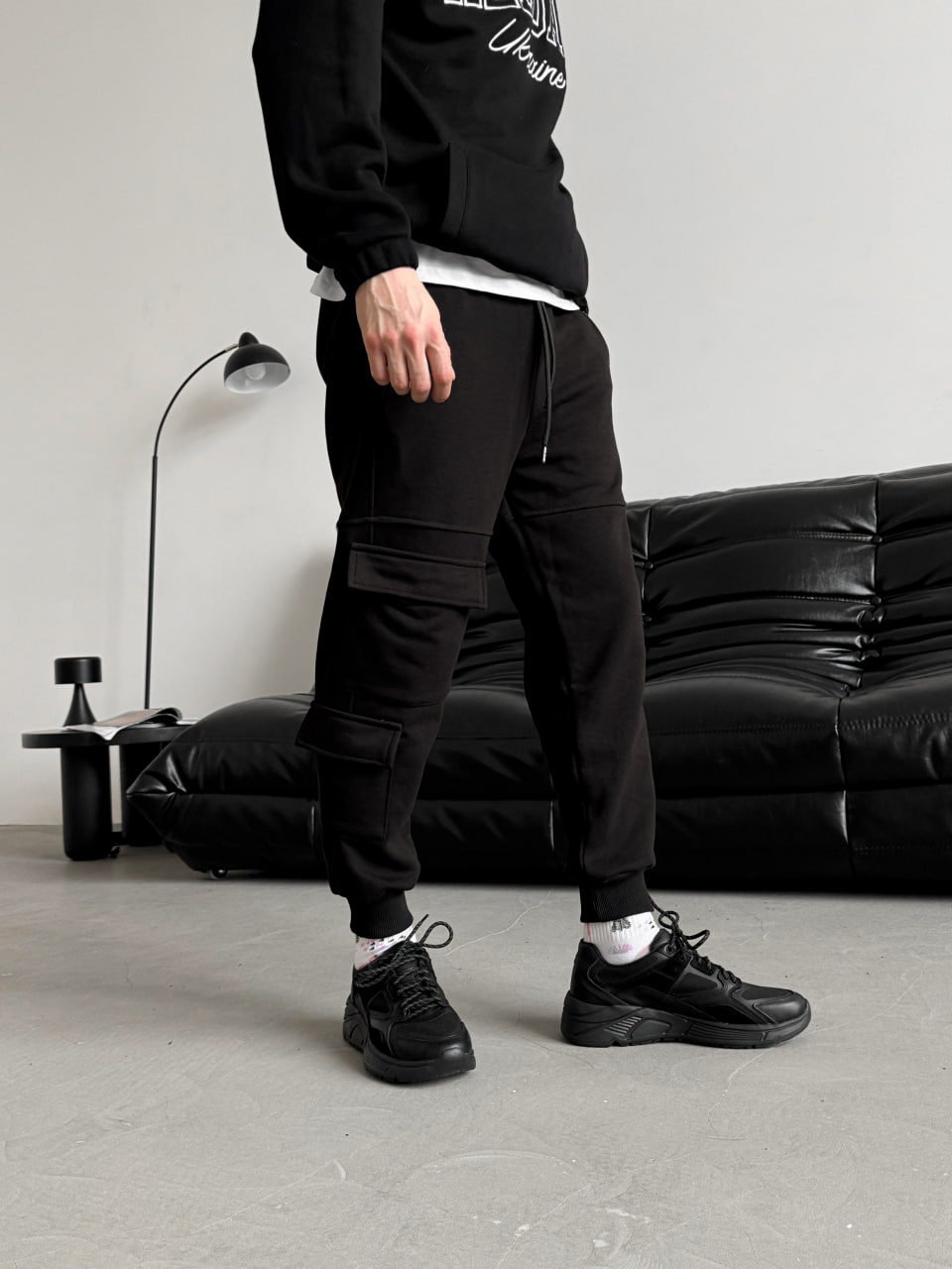 Чоловічі спортивні штани Reload - Trust, чорний - Фото 1