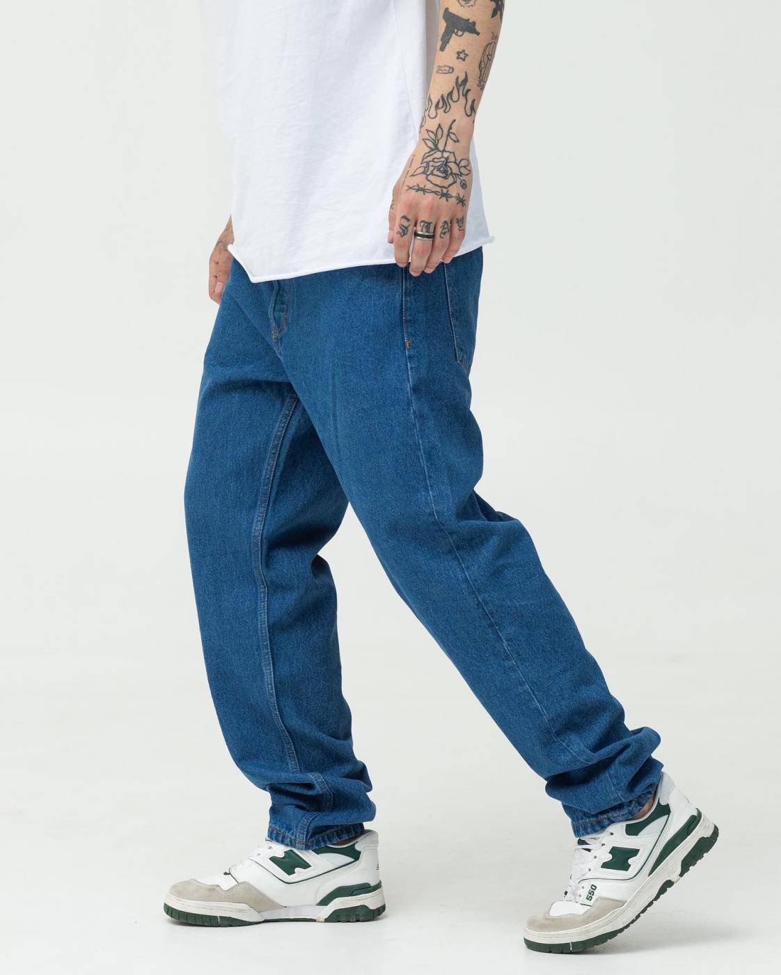 Сині джинси базові BEZET Wide - Фото 3