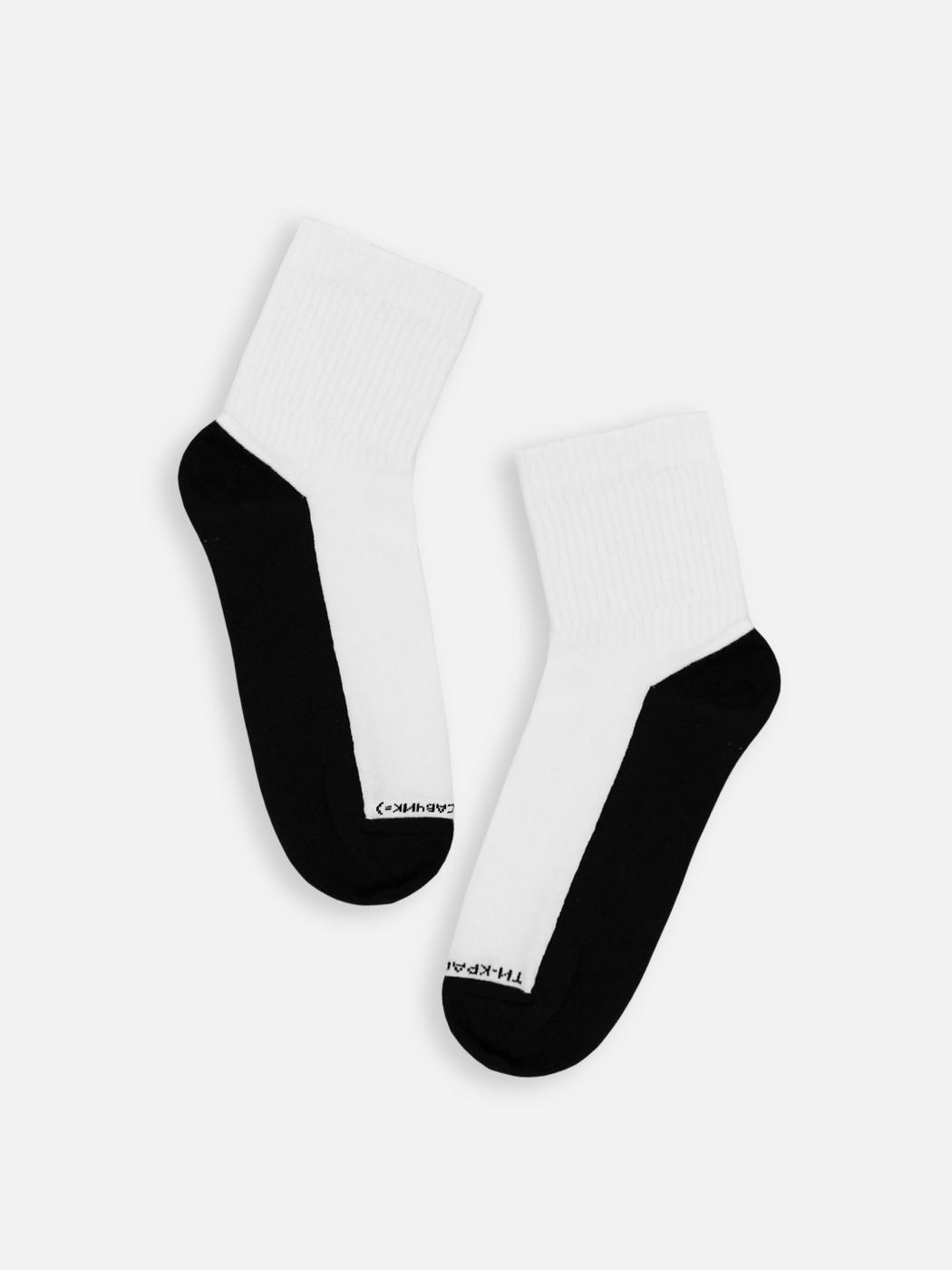 Шкарпетки Custom Wear white короткі з чорним низом (38-41) Custom Wear - Фото 2