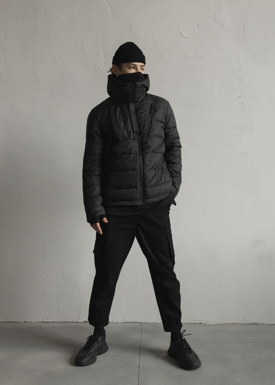 Демисезонная куртка мужская черная бренд ТУР модель Шел TURWEAR - Фото 8