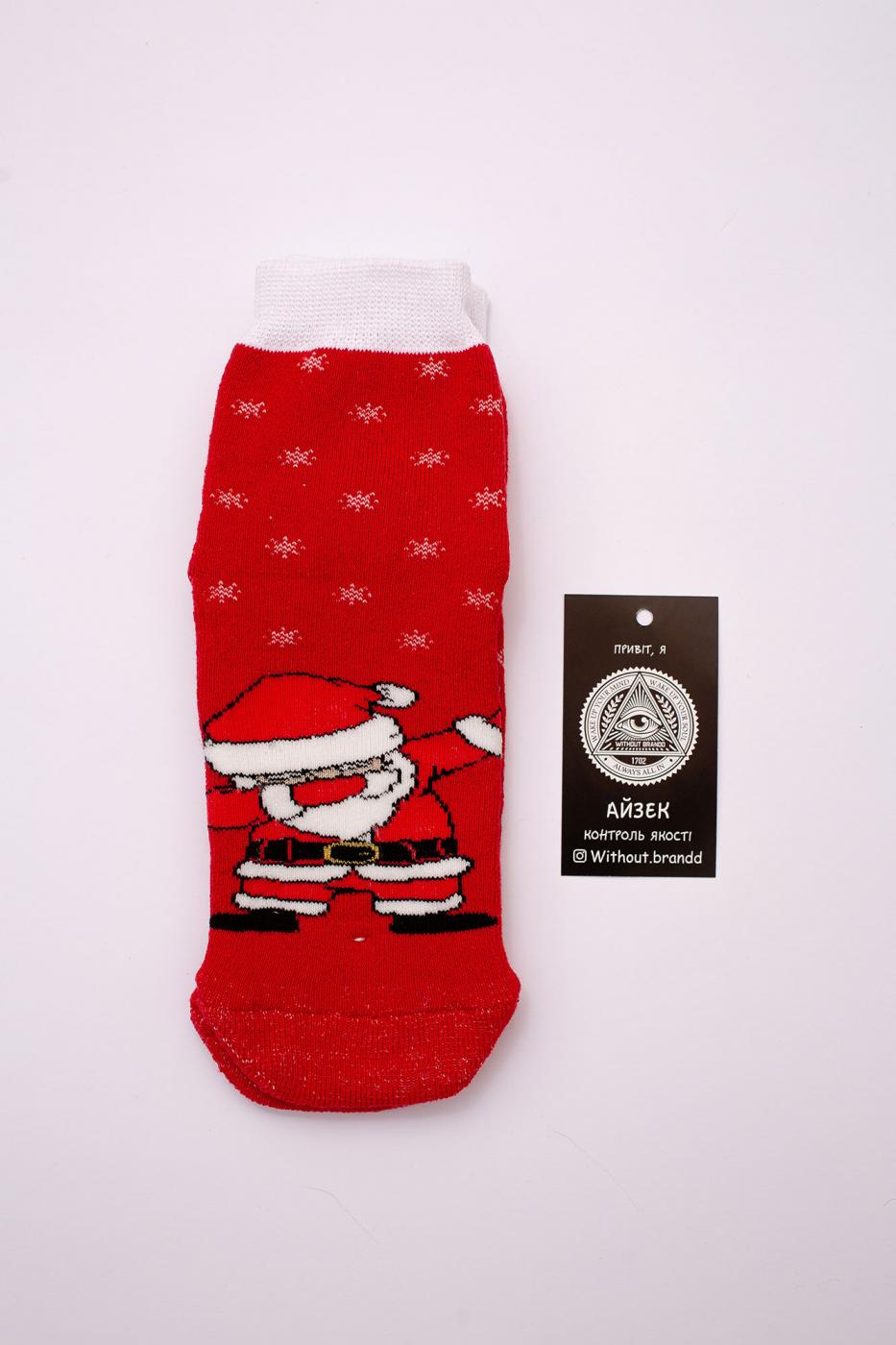 Новорічні Шкарпетки Without Santa Dab Red - Фото 2
