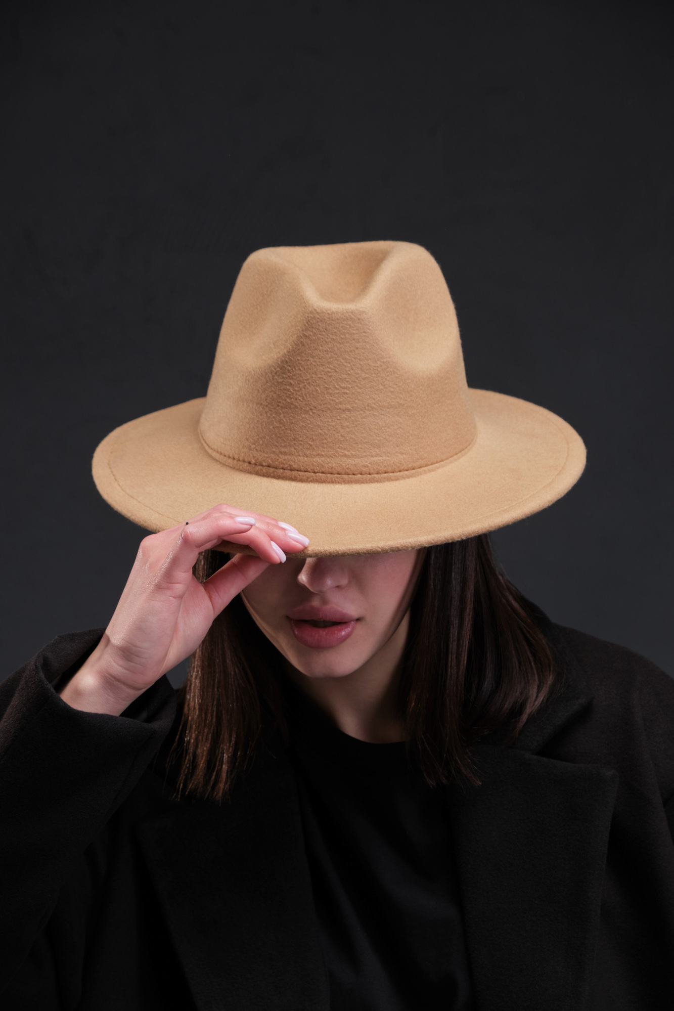 Шляпа Without Fedora Beige Woman - Фото 1