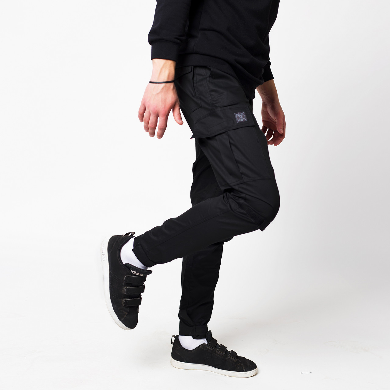 Завужені штани чорні чоловічі від бренду ТУР Симбиот (Symbiote) TURWEAR - Фото 2
