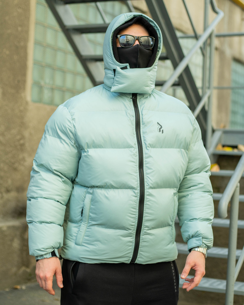 Зимняя мужская куртка Homie 2.0 мятный Пушка Огонь
