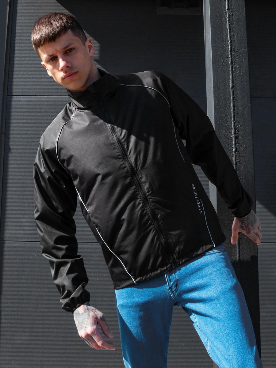 Куртка вітровка BEZET designer чорний