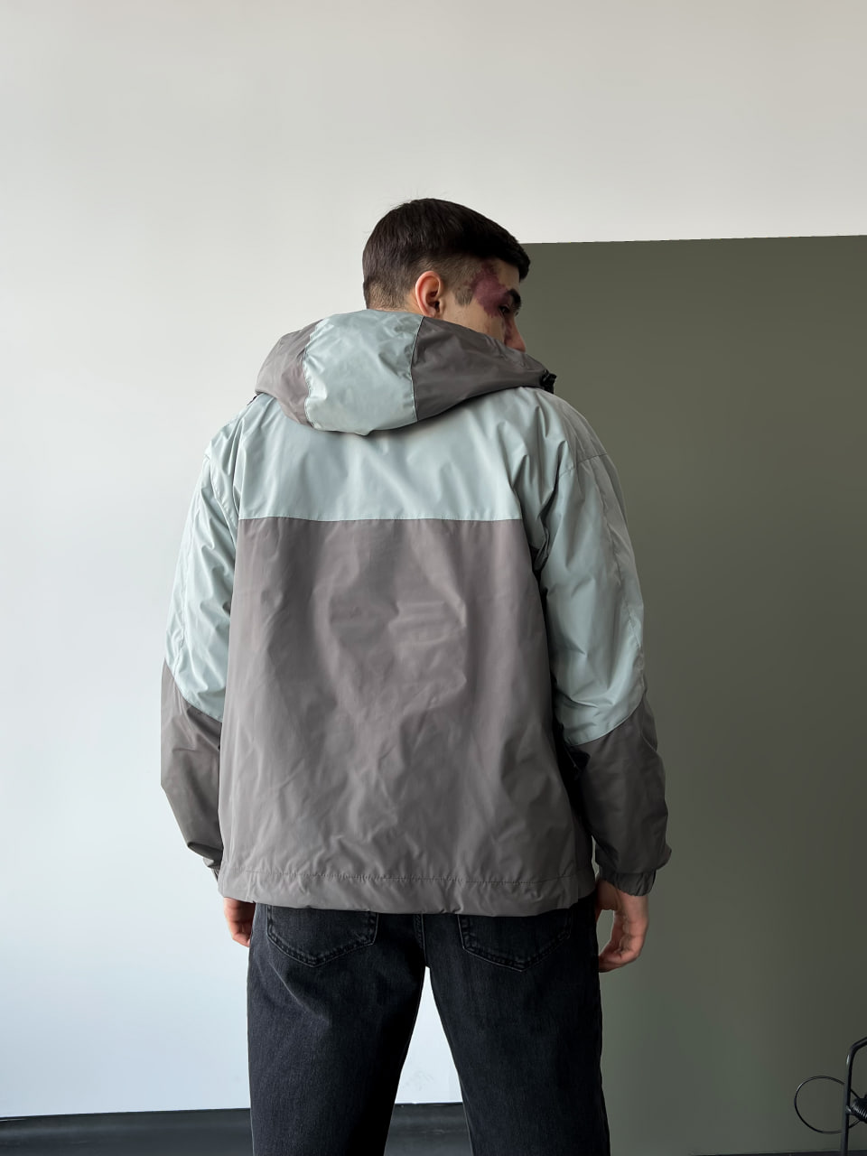 Чоловіча демісезонна куртка - вітровка Reload Urban , світло-сірий - Фото 5