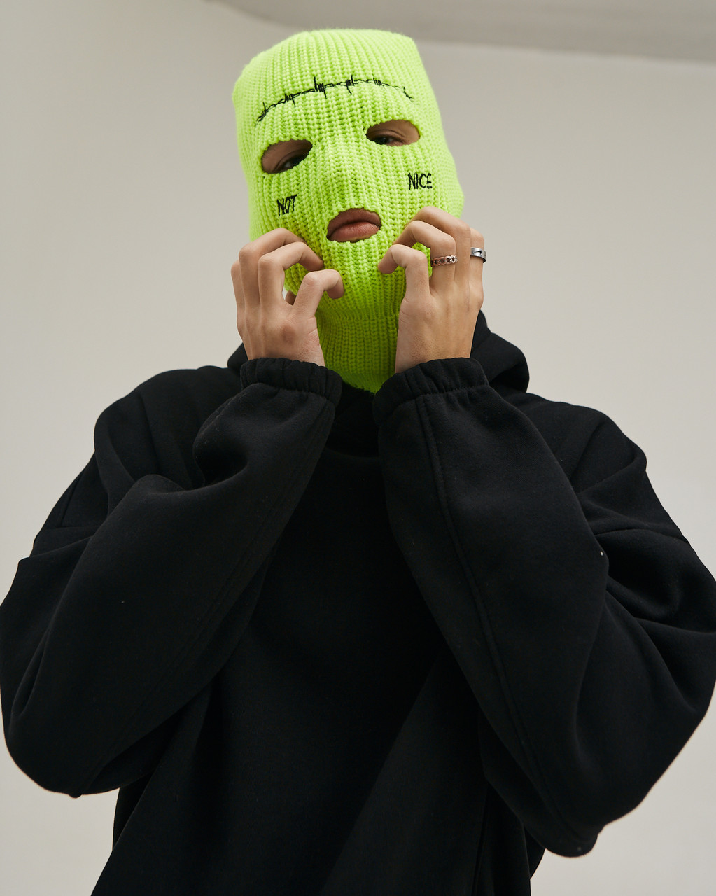 Молодіжна Балаклава Дріт із вишивкою від бренду ТУР салатовий TURWEAR - Фото 6