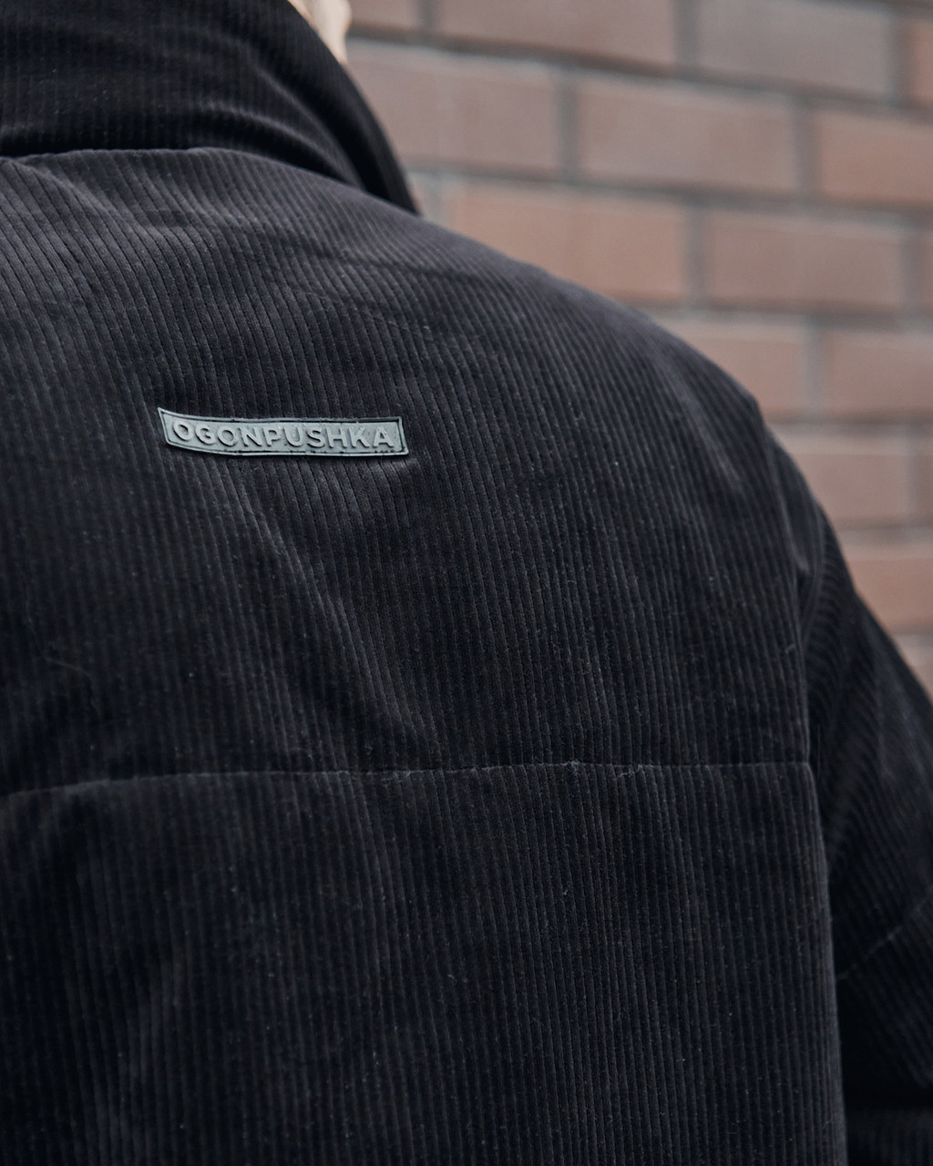 Куртка демисезонная мужская OGONPUSHKA Yard вельветовая черная Пушка Огонь - Фото 7