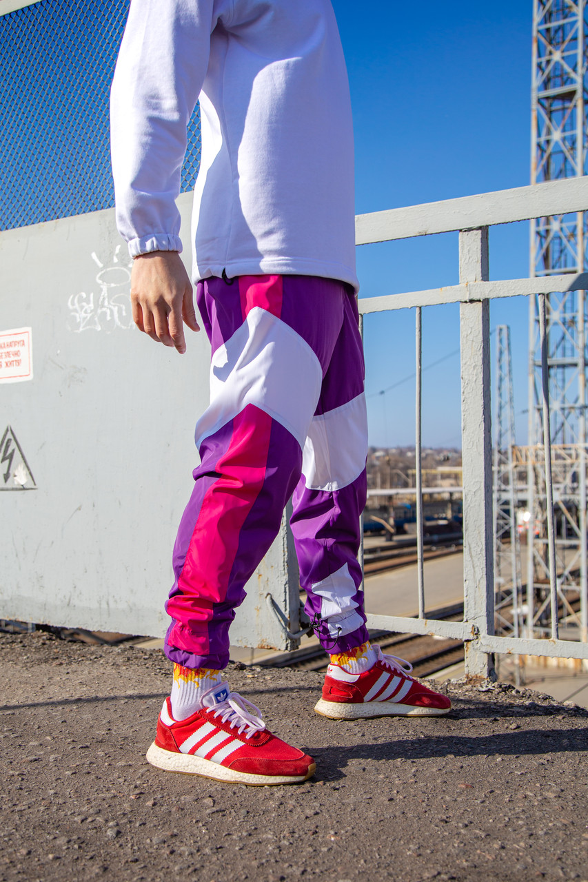 Спортивні штани OGONPUSHKA Split фіолетово-рожеві Пушка Огонь - Фото 4