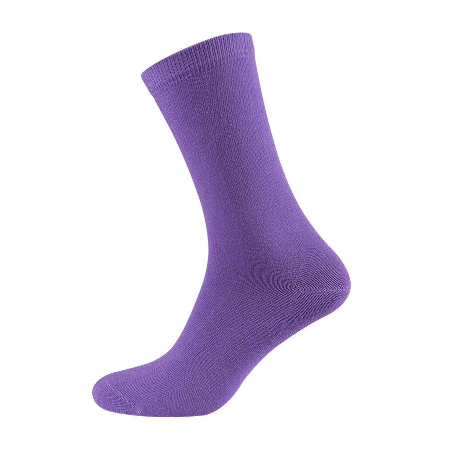 Носки мужские цветные из хлопка, фиолетовый MansSet - Фото 1