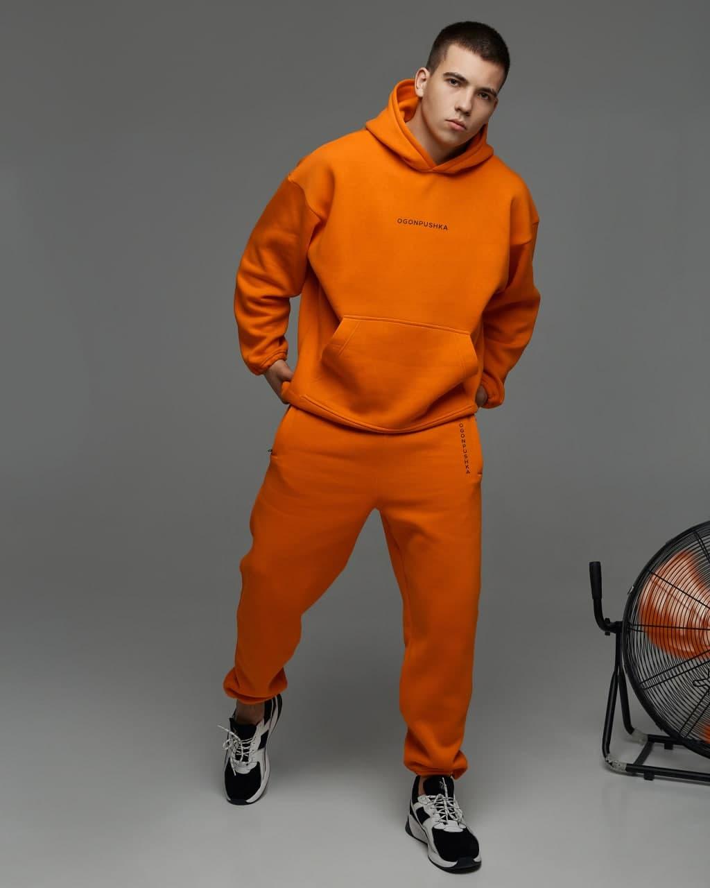 Спортивный костюм оверсайз Scale 2.0 оранжевый Пушка Огонь
